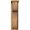 Ekena Millwork Carmel Rough Sawn Corbel w/Backplate, Western Red Cedar, 6"W x 12"D x 24"H COR06X12X24CAR01RWR - alternate 3